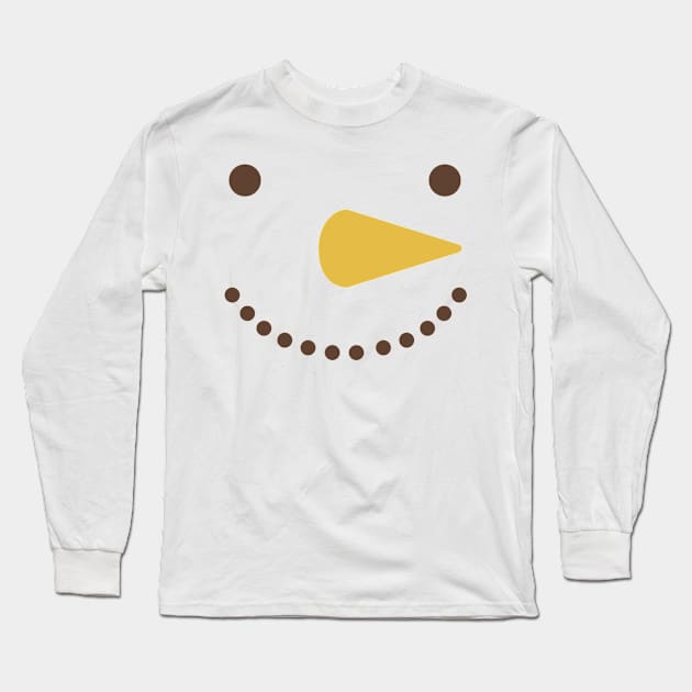 Snowman Long Sleeve T-Shirt by RobinBobbinStore